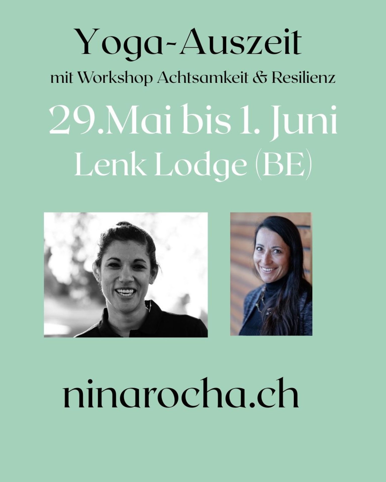 Yoga Auszeit mit Nina Rocha & Johanna Zeller in der Lenk.